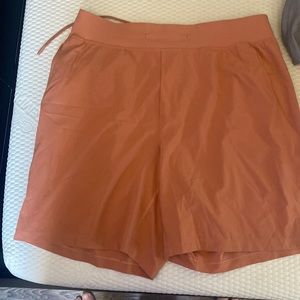 Peach Lululemon  shorts